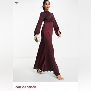 ASOS modest long sleeve dress